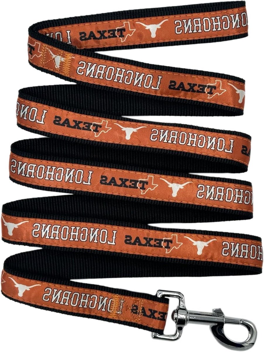 Hondenriem - Leash Honden - Hond Uitlaten - Geweven Teamlogo - S - Zilver