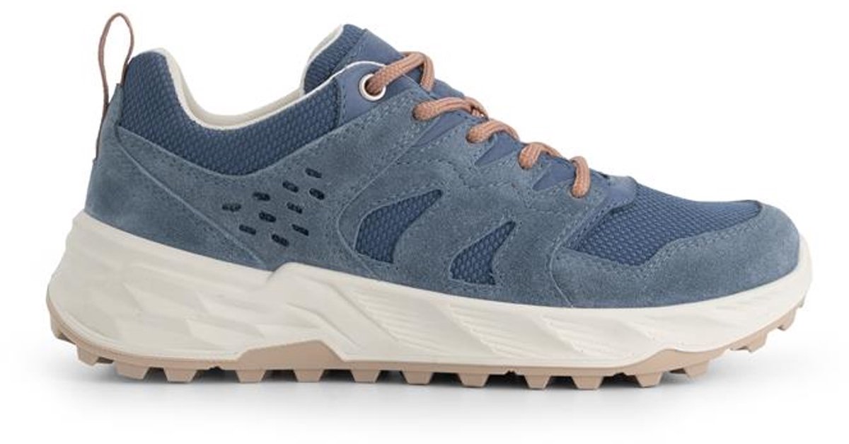 Travelin’ Posio Dames Lage wandelschoenen Waterdicht Blauw