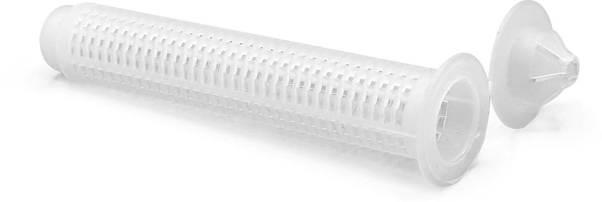 Nylon Zeefjes - Plug Fixatie - Chemische Ankers - Voor Holle Materialen - 20 x 85 mm - Wit