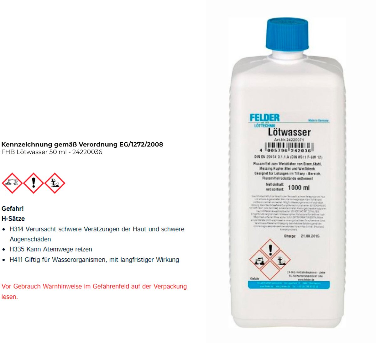 FHB soldeervloeistof 50 ml - 24220036