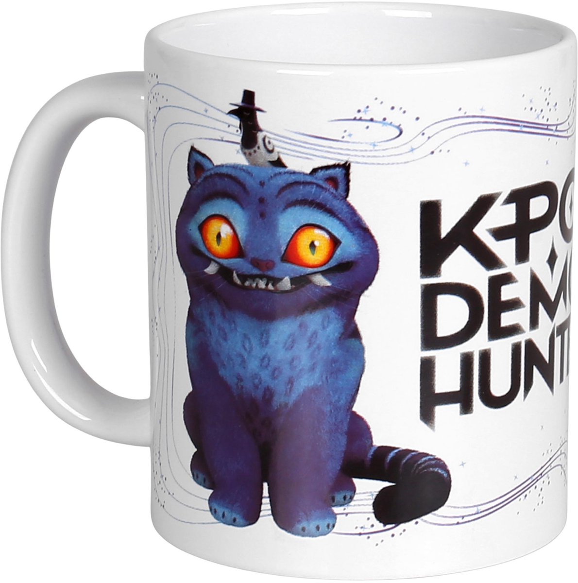 K-Pop Demon Hunters Blauwe Kat, Keramische mok met oor, witte theemok 315 ml — cadeau in Cadeau-ideeën - foto 8