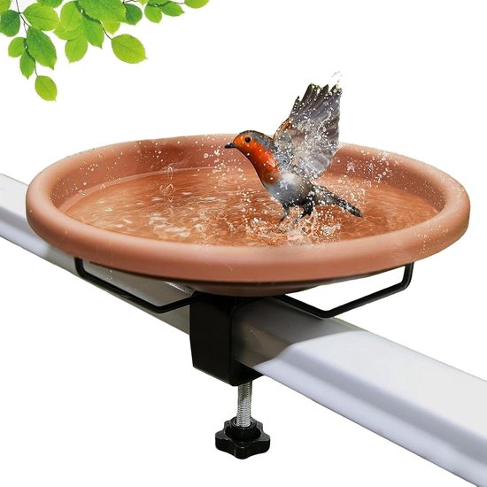 Vogelbad - Afneembare - Vogeldrinkschaal voor Tuinvogels - Hangende Waterschaal - voederschaal - vogelvoederdispenser - Waterschaal Met Voet -Vogelbad voor Buiten - Drinkschaal - Hangend - voor vogels, tuin, balkon