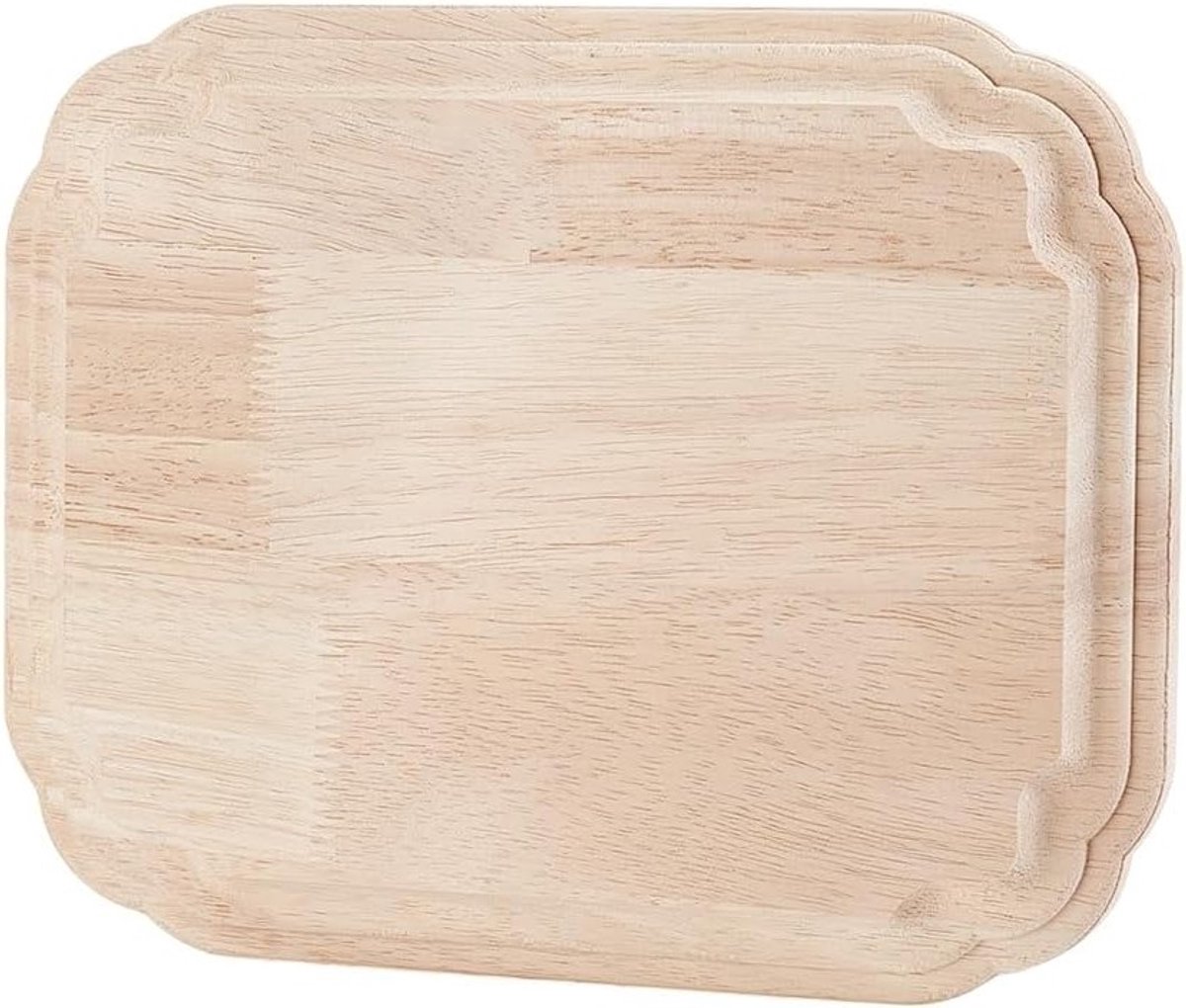 25 x 20 cm Houten Plaat voor Klussen - Onbehandelde Houten Hoekplaat voor Graveren, Decoratie en Wandversiering in Huis, Keuken of Bar, 0.75 Inch Dikte
