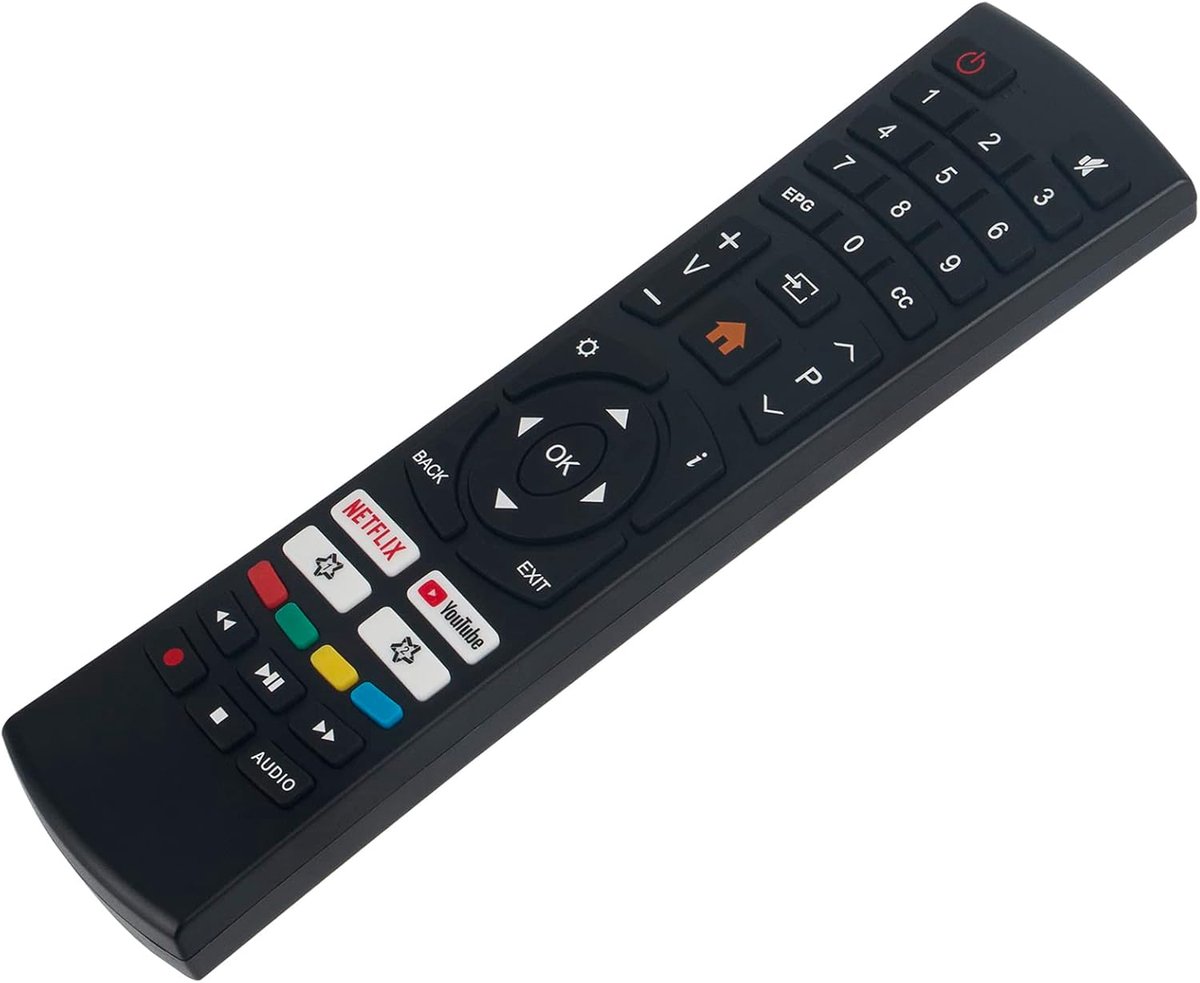 Universele Afstandsbediening - Vervangende Afstandsbediening - TV Bediening - Directe Werking - 10 Meter Bereik - Zwart