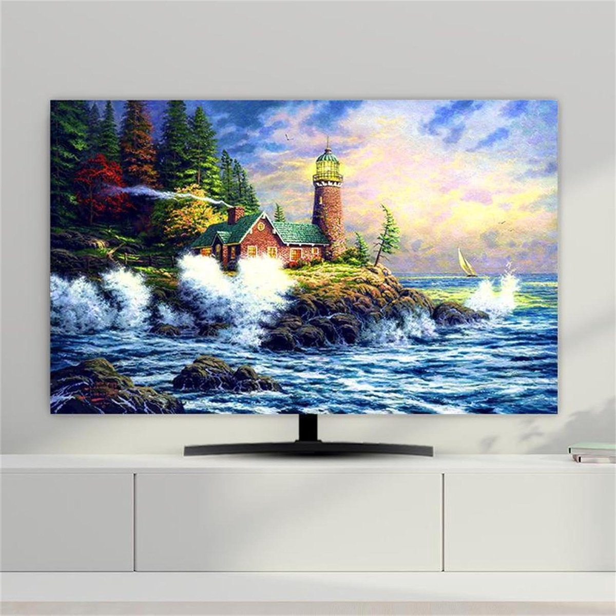 TV Protector Cover - Stofhoes TV - TV Scherm Beschermen - Universele Compatibiliteit - 32-80 inch - TV-Eiland