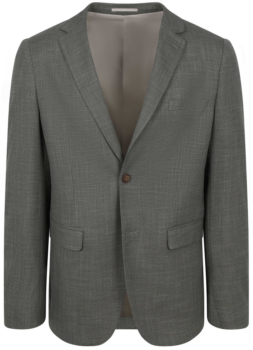 Suitable Colbert Structure Lined Groen - Maat 54 - Heren blazer