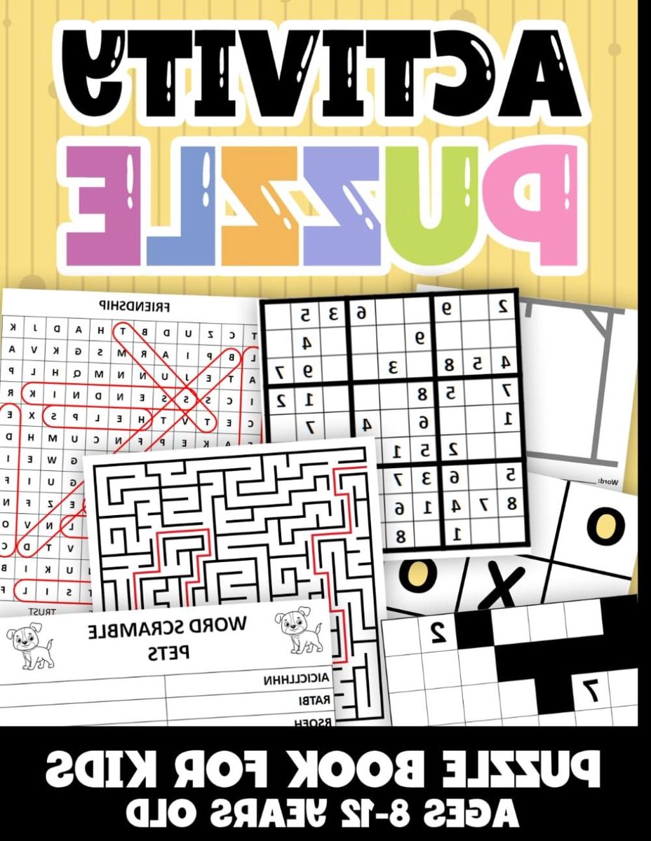 Activiteitenboek Voor Kinderen - Puzzelboek Denkspel - Hersenen Trainen - Veel Puzzel Soorten - 8.5 x 11 inch - Niet gespecificeerd