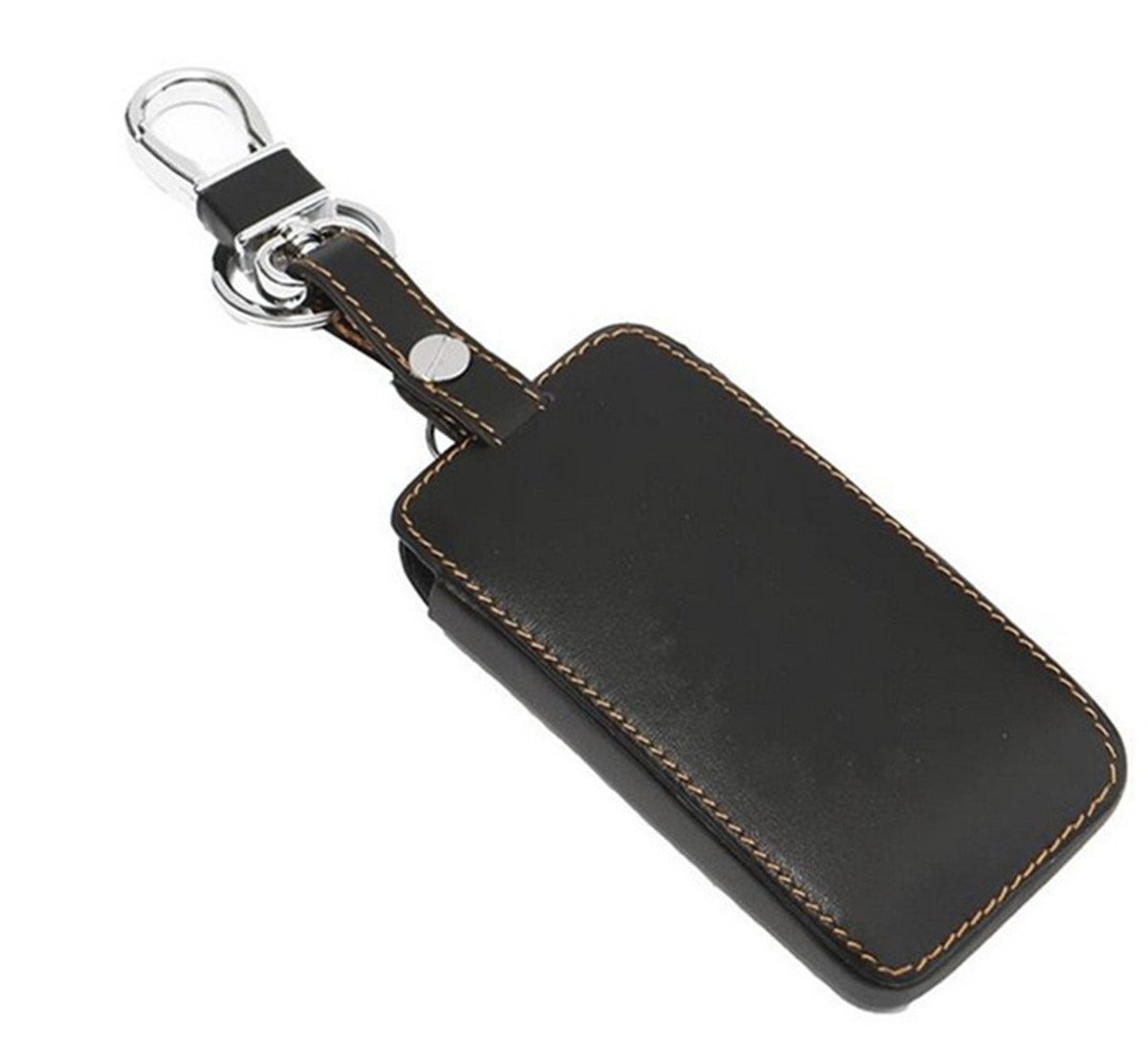 Vt products - Sleutelhoes - Luxe leren auto afstandsbediening - Bruin - Sleutelhanger - Perfecte pasvorm voor Renault Kadjar - Stijlvolle bescherming