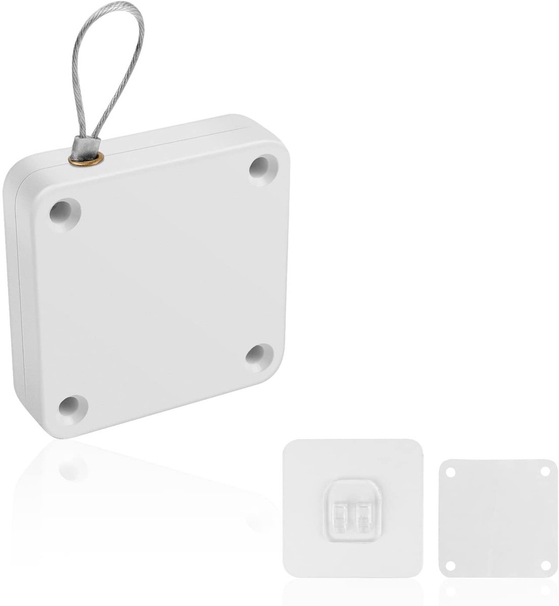 Store_8 - Automatische deursluiter - Deursluiter zonder boren - Eenvoudige installatie - Wit - Geschikt voor verschillende deuren - Perfect voor th...