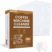 Nextora Ontkalker Koffiemachine - Ontkalkingstabletten - Waterkoker Ontkalker - Ontkalker - Antikalktablet - Geschikt voor o.a. Senseo DeLonghi Dolce Gusto Nespresso Miele Philips Siemens - Universeel
