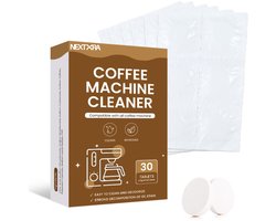 Nextora Ontkalker Koffiemachine - Ontkalkingstabletten - Waterkoker Ontkalker - Ontkalker - Antikalktablet - Geschikt voor o.a. Senseo DeLonghi Dolce Gusto Nespresso Miele Philips Siemens - Universeel