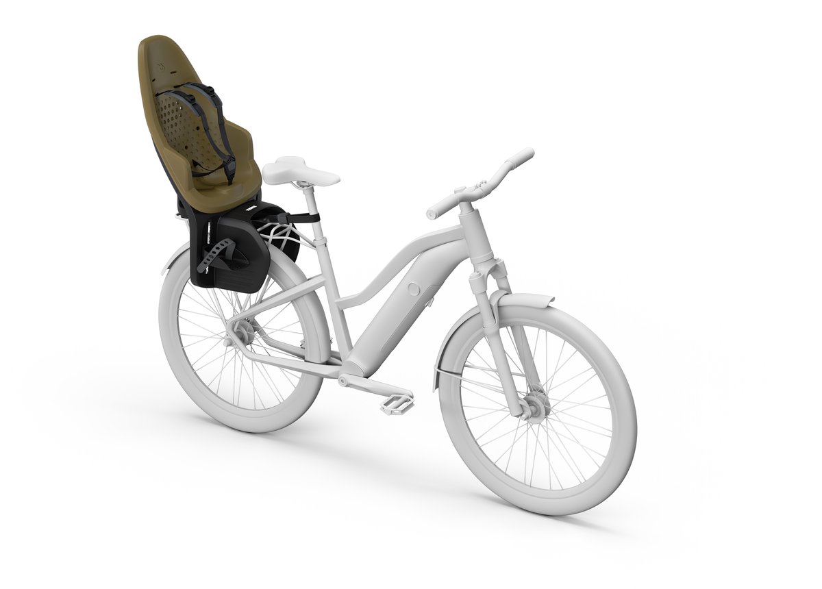 Thule Yepp 2 Maxi - fietsstoeltje - Nutria Green thumbnail 4