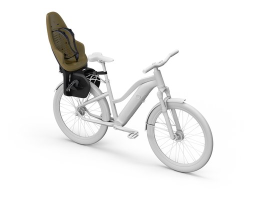 Thule Yepp 2 Maxi - fietsstoeltje - achterzitje - Bagagedrager montage - Nutria Green van Thule — afbeelding 4
