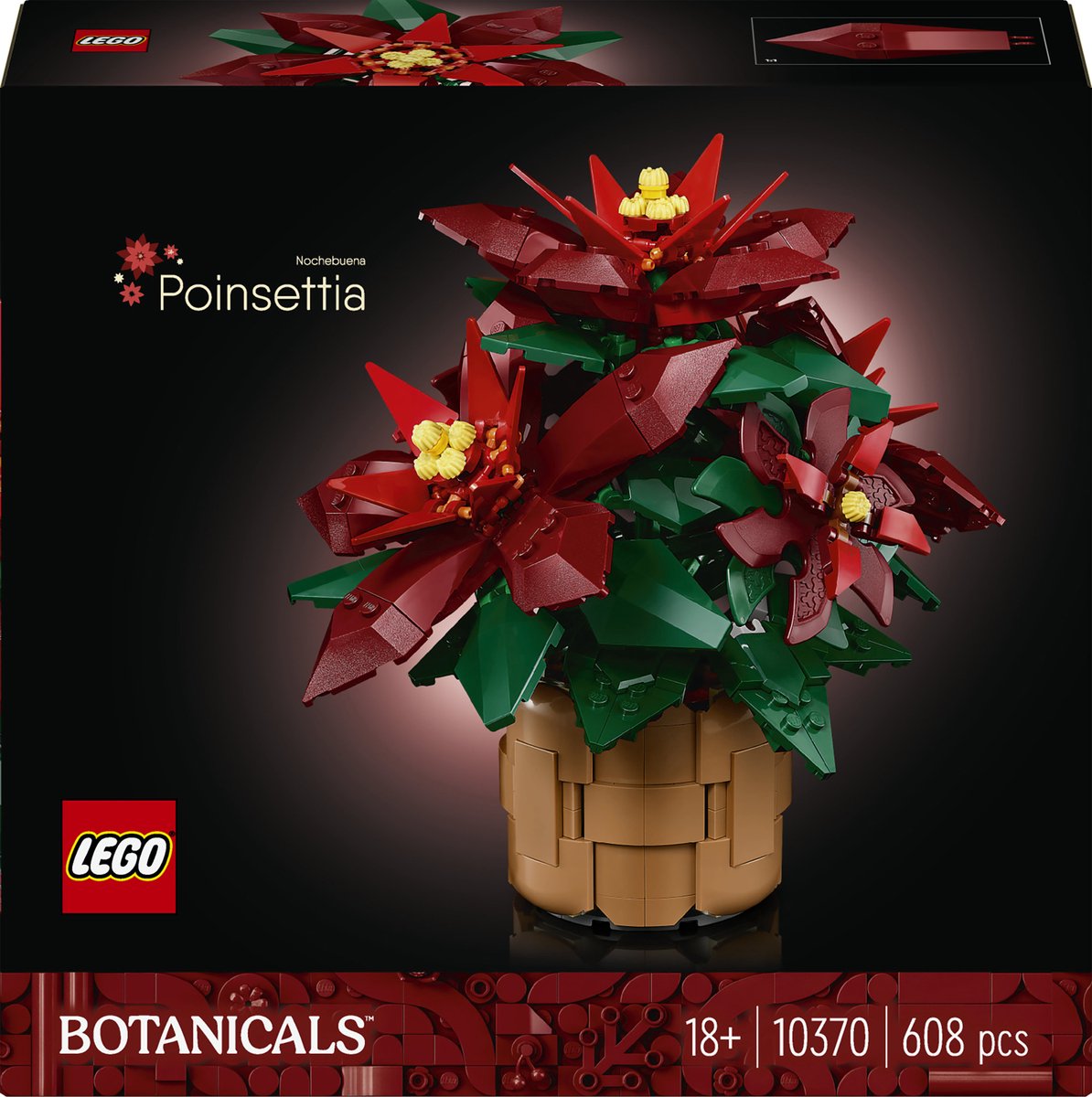 Bol.com LEGO Icons Kerstster Poinsettia - 10370 aanbieding