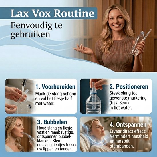 PULMO-TRAIN Voice Siliconen slangenset voor stemtraining in verschillende kleuren - slang, fles en houder - geschikt voor spraak-, zangtraining en sprekertraining (roze, 1 set
