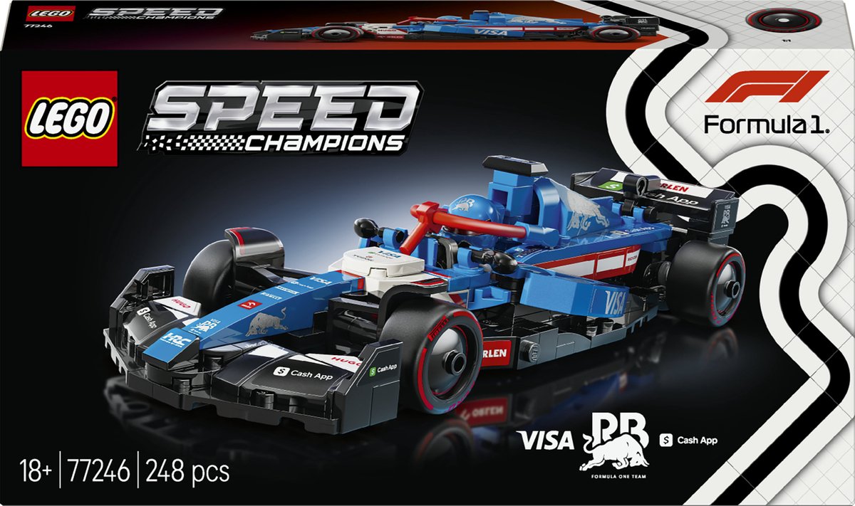 LEGO Speed Champions Visa Cash App RB VCARB 01 F1 racewagen Set - 77246 — afbeelding 15
