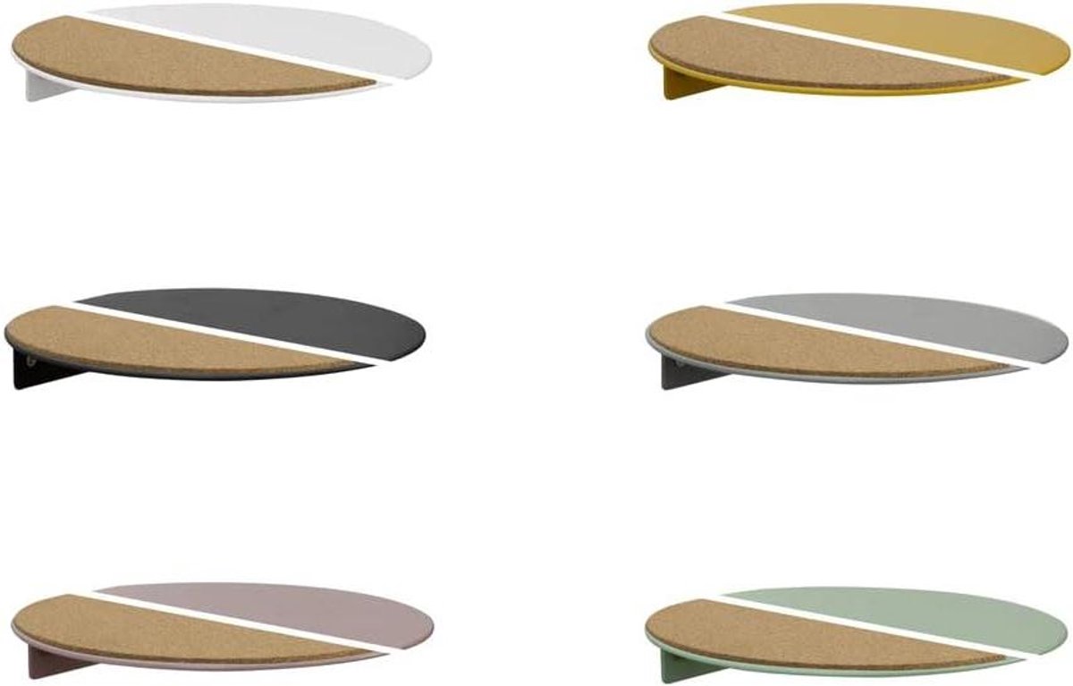 1 x Wall Stair DOT wandtrede, kattentrap, klimsysteem voor huisdieren, belastbare, stabiele plank/platform met zelfklevende, antislip kurkmat voor vazen, bloempotten (zwart)