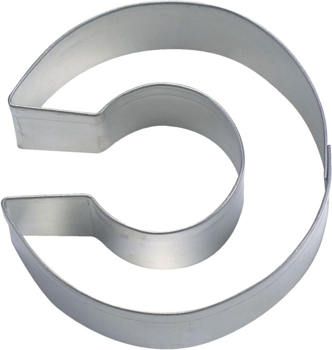 Letter Uitsteekvorm - Koekjesvorm - Bakken Knutselen - Roestvrij Staal - 7 cm - Zilver