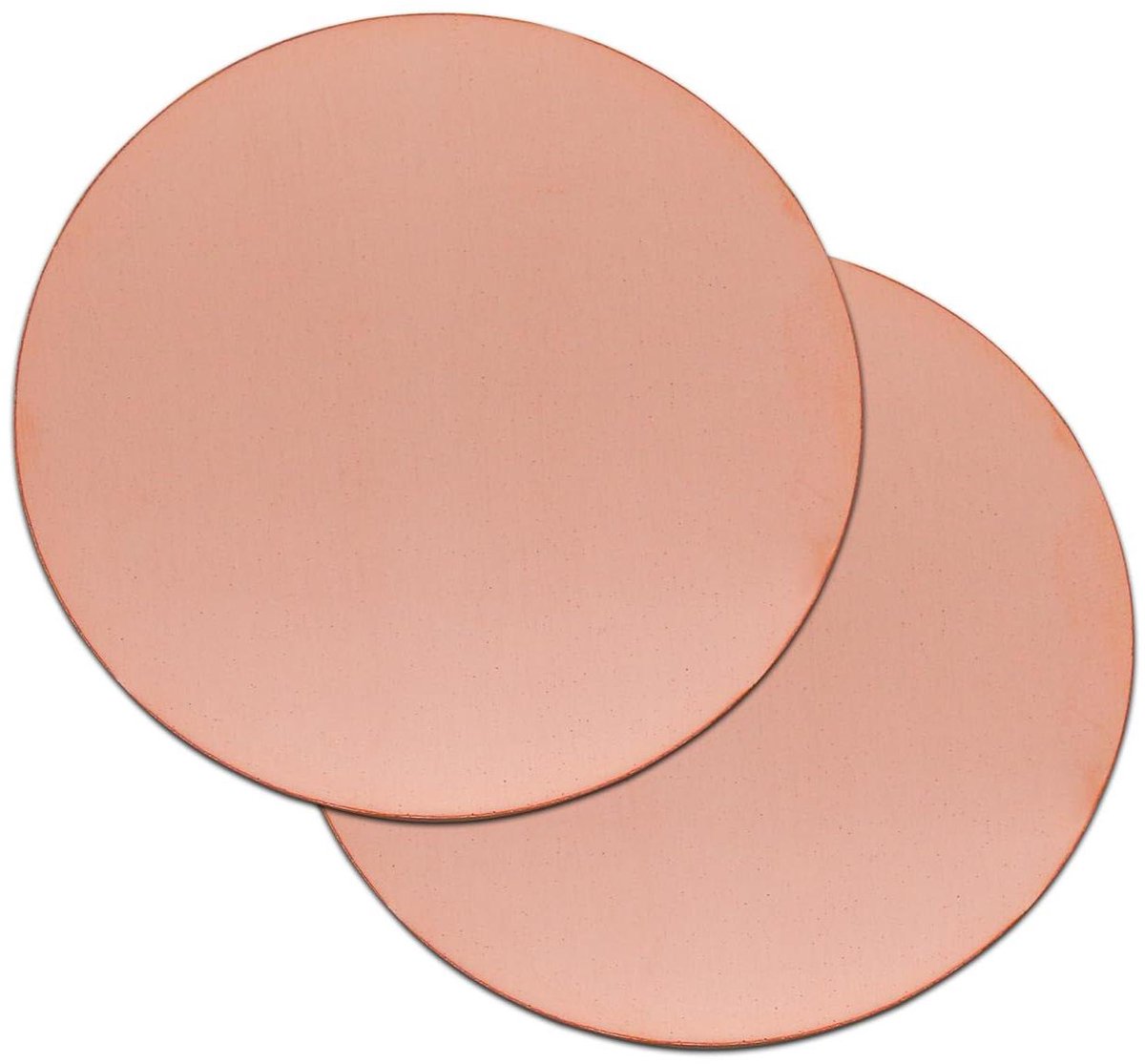 Koperen Platen - Ronde Platen - Doe-het-zelf Projecten - 99.9% Puur Koper - 150 mm Diameter 2 mm Dikte - Brons