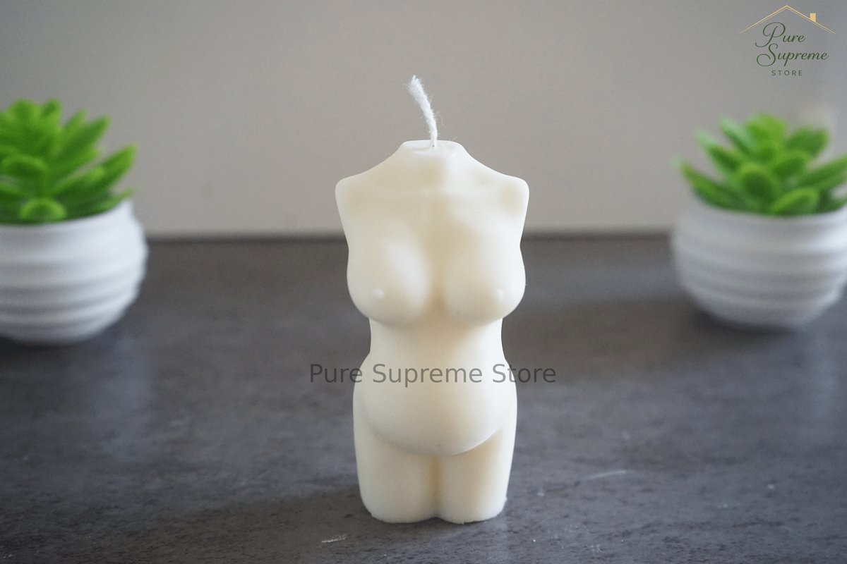 Decoratie kaars zwangere vrouw | Handgemaakt