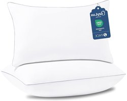 Set Kussens - Nachtkussens Bedkussens - Comfortabel Slapen - Oeko-Tex Gecertificeerd - 2 stuks 46x71 cm - Wit