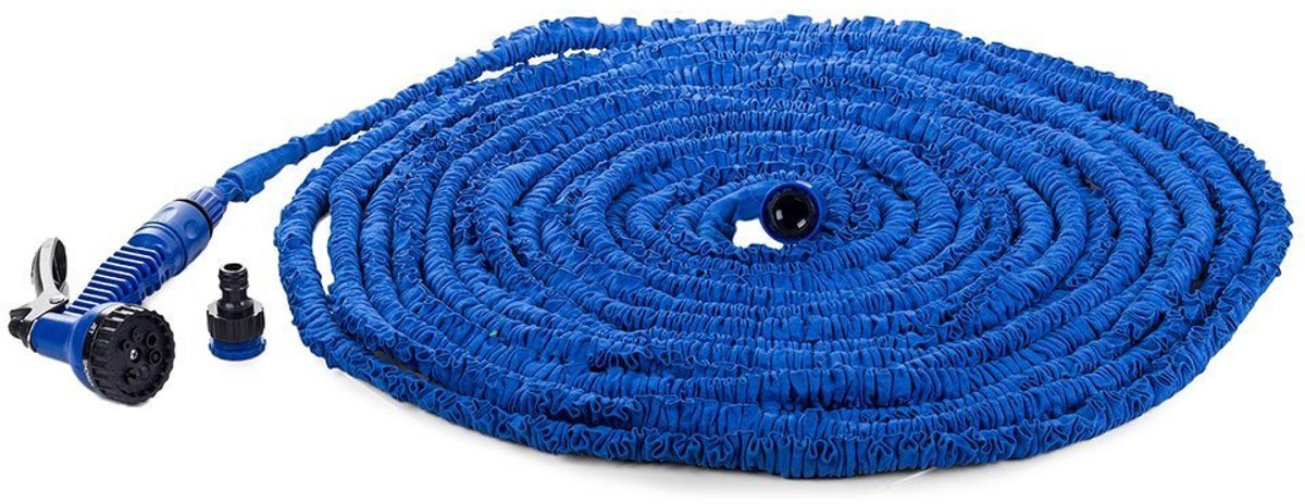 Uittrekbare Tuinslang 20-60m met 7-in-1 Spuitpistool – blauw - tuinslang gardena - Hoge Druk tuinslanghaspel - tuinslang koppelingen – Lichtgewicht & Knikvrij – 07762 – foto 6