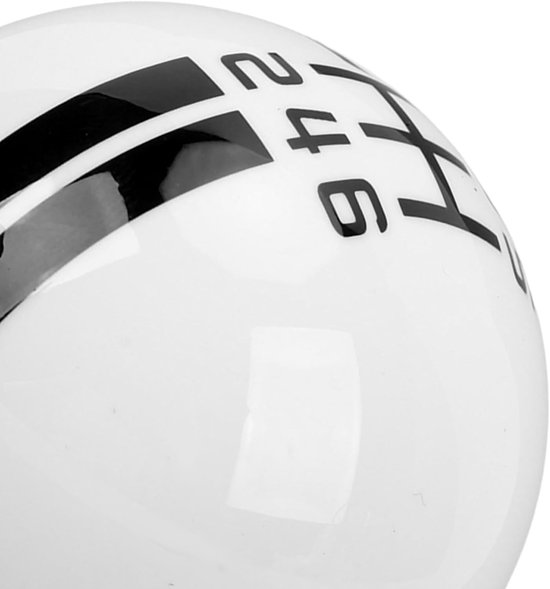 Schakelpookknop Ronde Bal - Pookknop Handgeschakeld - Comfortabel Rijden - GT500 Stijl Ontwerp - 62 mm Hoogte - Grijs en Zwart — afbeelding 2