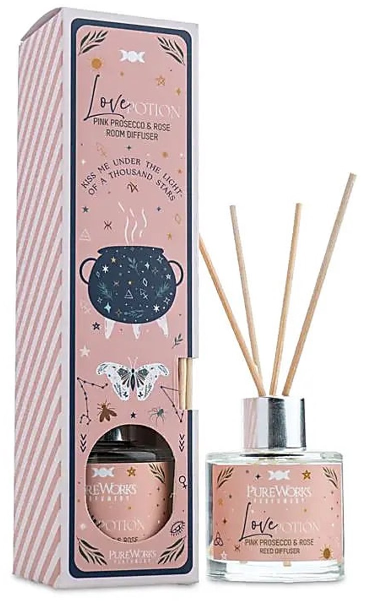 Celestial Magic - Geurstokjes - Roze prosecco en rozen geur