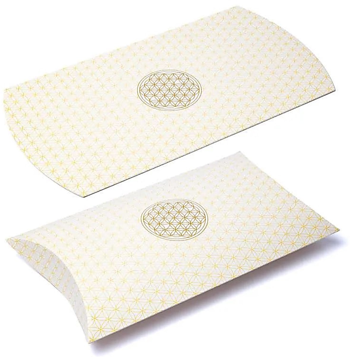 Kussendoos Xl Witgouden Bloem Des Levens --verpakking van 10 stuks - 35,5x25,4cm - 35.5x25.4cm