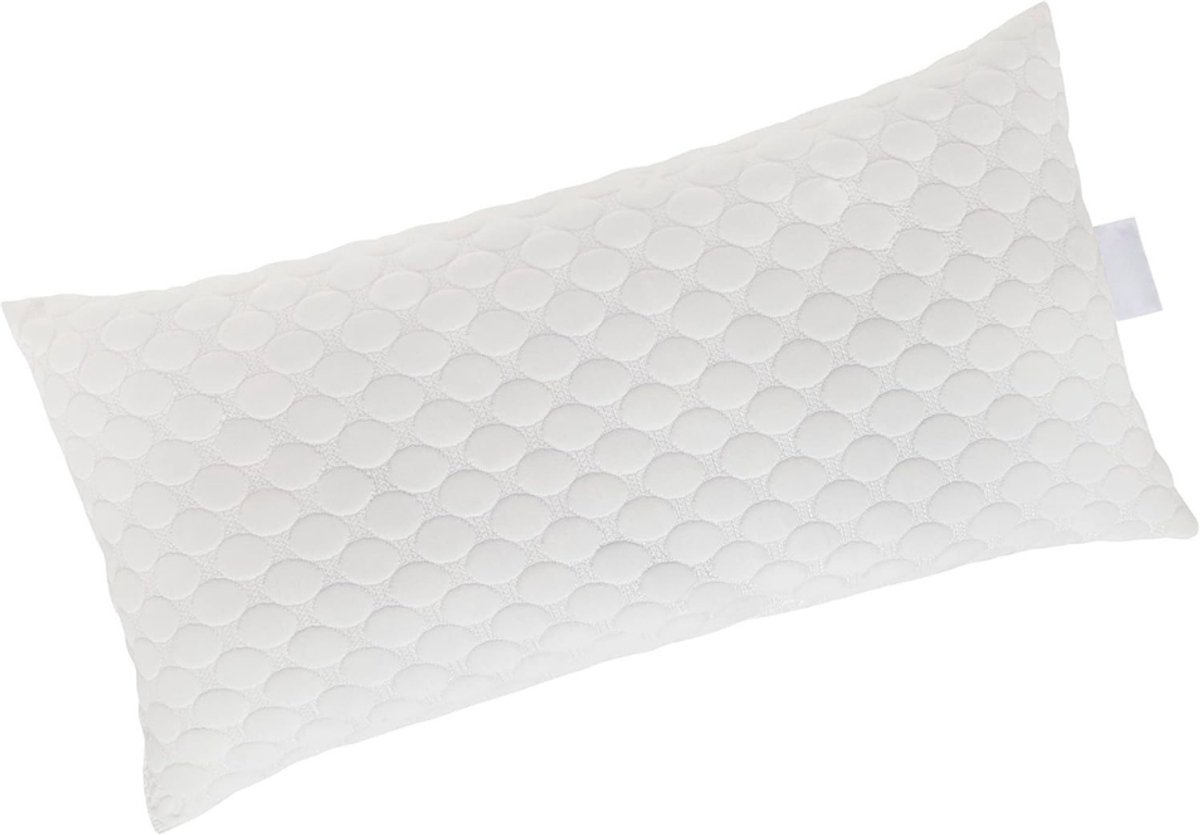 Gelkussen - Gel Zitkussen - Gelkussen Zitten - Stuitkussen - Wigkussen - Stoelkussen - Orthopedisch - Traagschuim Kussen - 75 x 40 x 18 cm - Wit - van Imperatoris