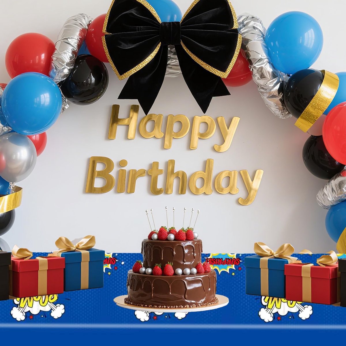 Party Tafelkleden - Tafelhoezen Plastic - Feestdecoratie - Waterdicht Ontwerp - 13 x 22m - Blauw