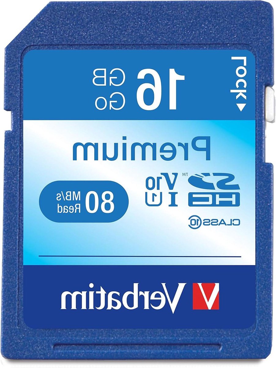 SDHC Geheugenkaart - Flashkaart Opslag - Foto's Opslaan - Snelle Schrijfsnelheid - 16GB - Blauw