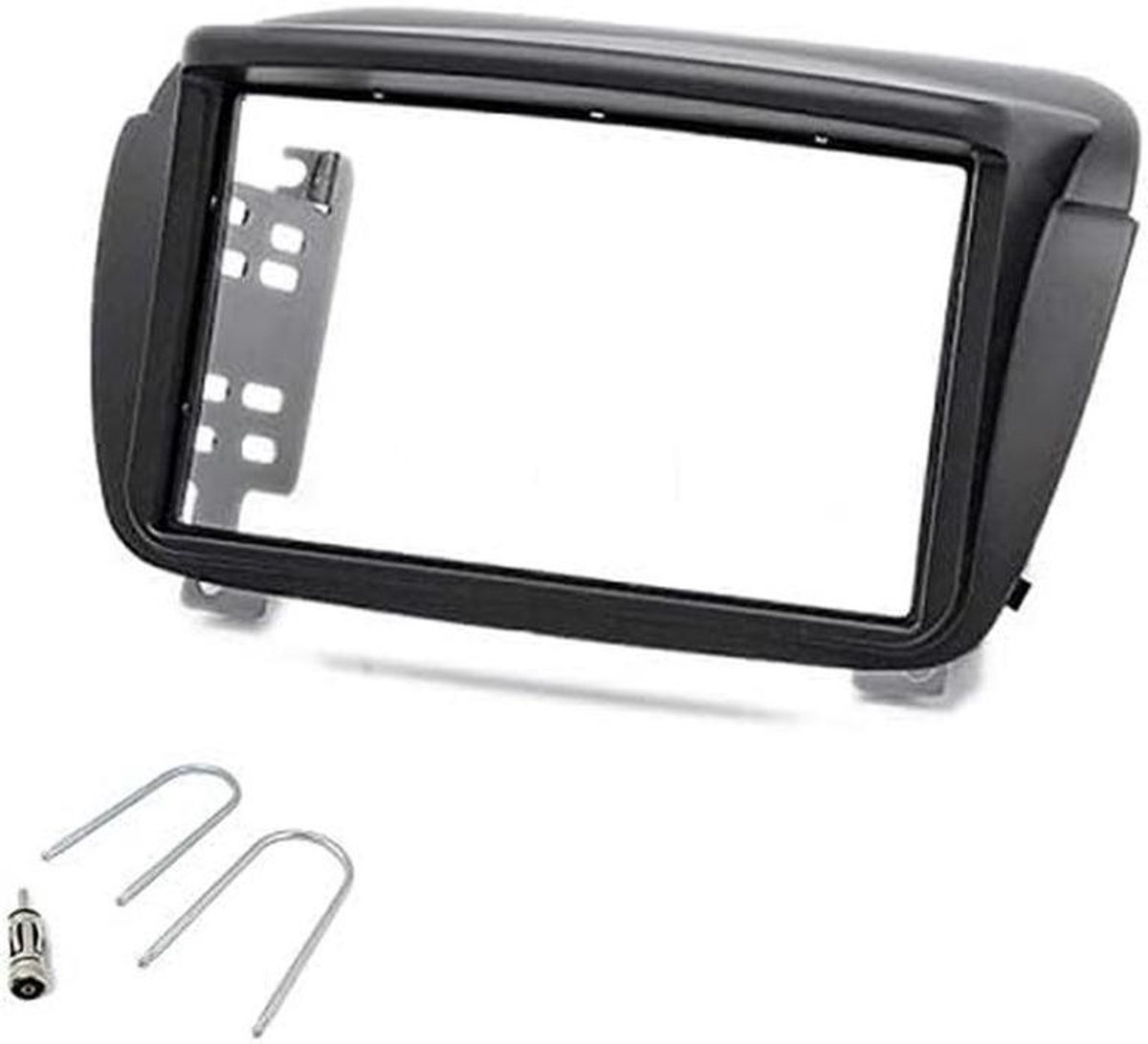Dashboardmontageframe - Autoradio Adapter - Autoradio Installeren - Compleet met Adapters - 2 DIN - Grijs
