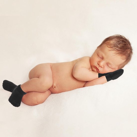 Baby Wanten en Sokken - Baby Accessoires Set - Baby Comfort - Zonder Krassen - 0-3 Maanden - Klassieke Kleuren — afbeelding 5