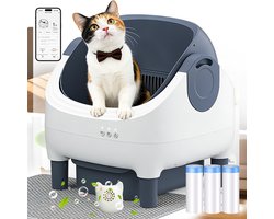 Automatische Kattenbak XXL- 76L - Zelfreinigend – Electri...