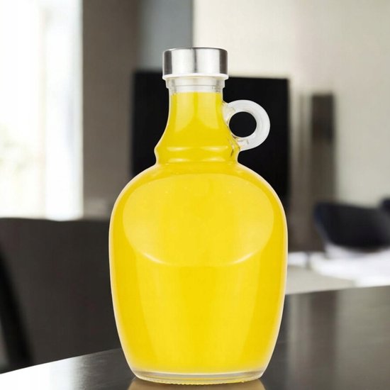 Bimberek - Glazen Fles Galon - 1,5L - Met Handvat - Voor Wijn en Likeuren van Bimberek — afbeelding 4