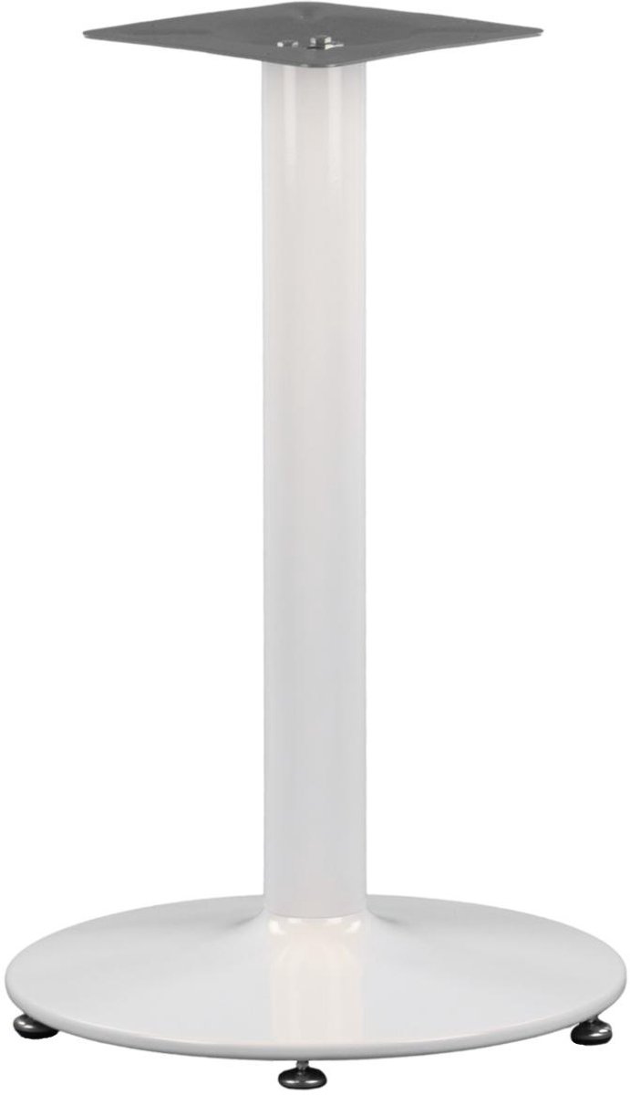 Stema - Metalen Tafelbasis - Wit - 46 cm - Verstelbare Voetjes