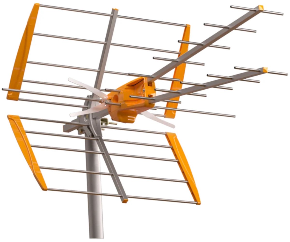 Televes V+ MIX Serie - Combo Schotelantenne - UHF/VHF - 20dB Versterking - Aluminium Constructie