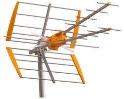 Televes V+ MIX Serie - Combo Schotelantenne - UHF/VHF - 20dB Versterking - Aluminium Constructie