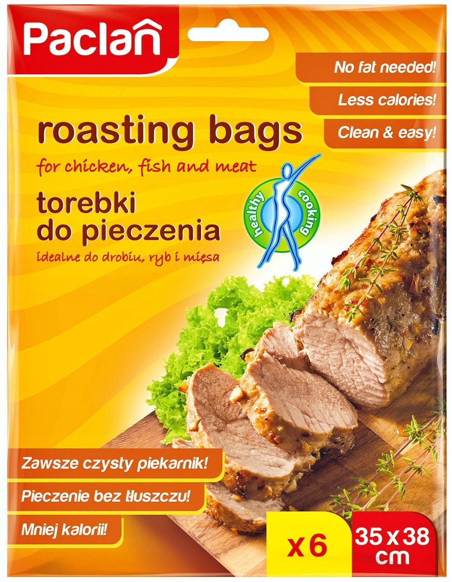 Paclan Bakzakken 35x38cm met Clips - 6 Stuks