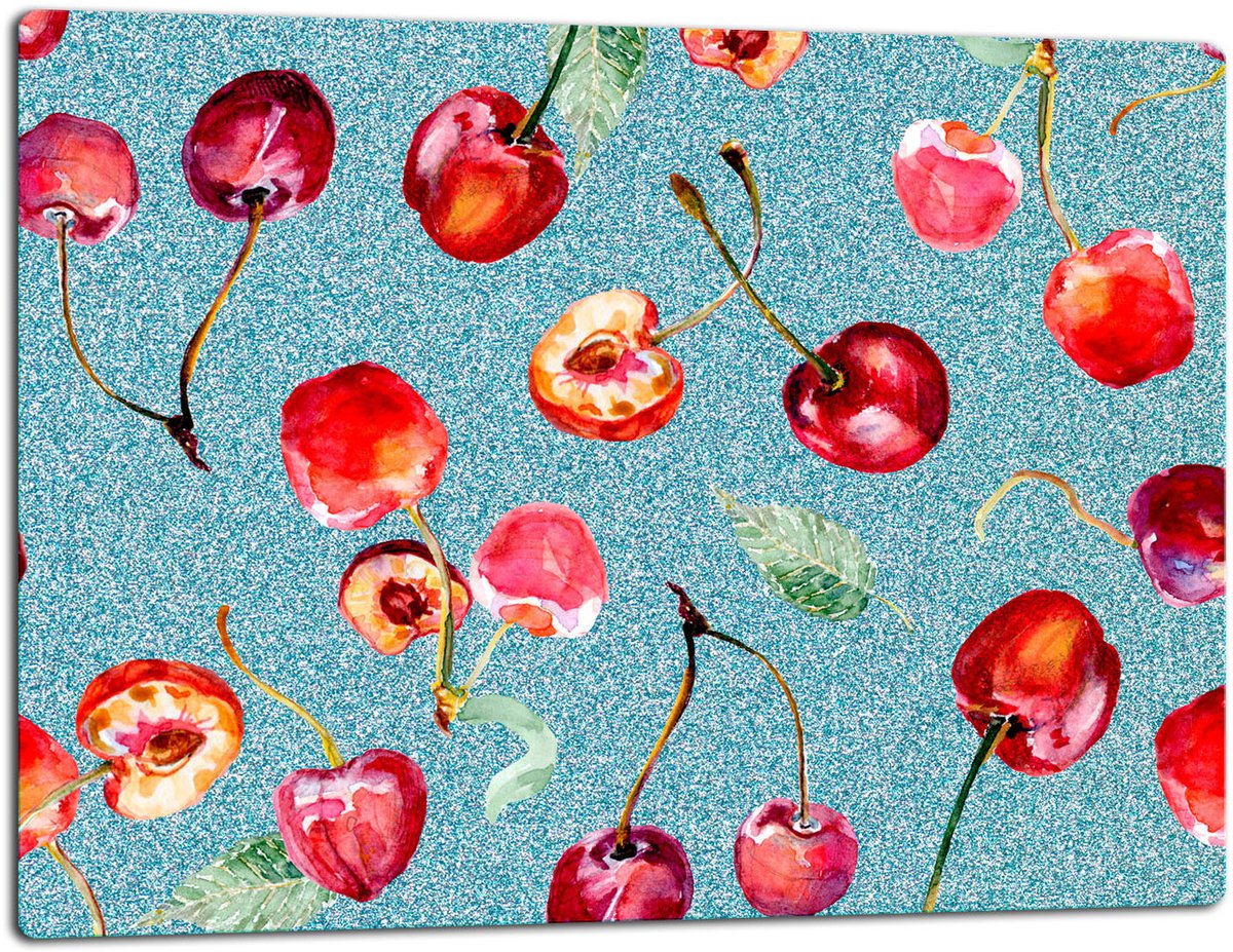 TMK ArtDeko - Glazen Snijplank - 52x40cm - Inductieveilig - Decoratief