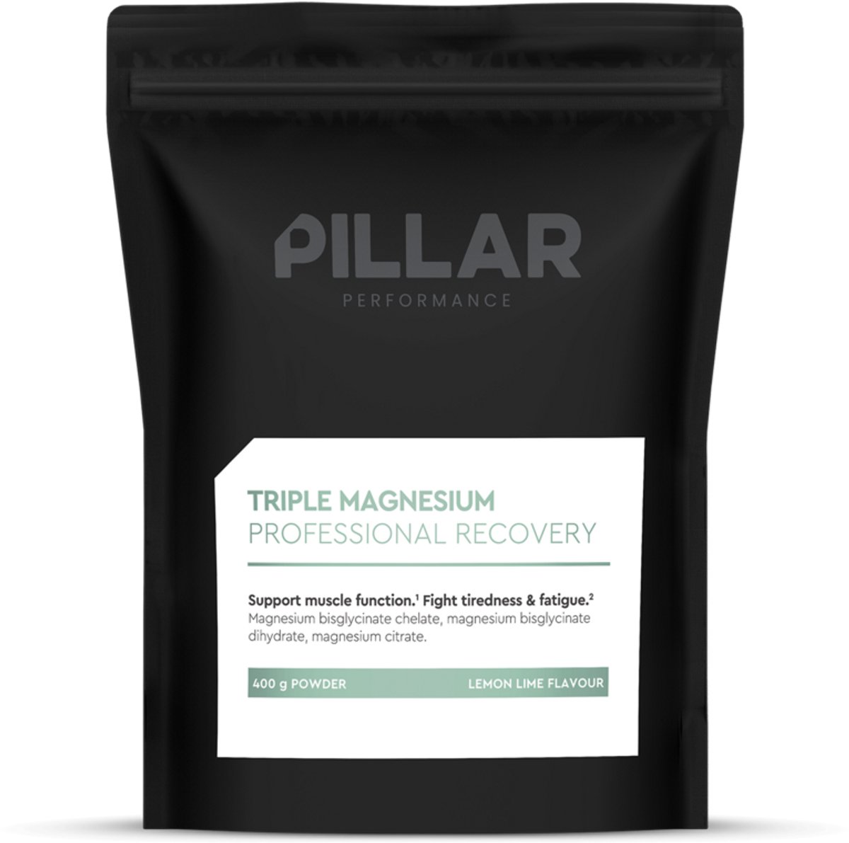 PILLAR Triple Magnesium Lemon Lime Value Pack 400g