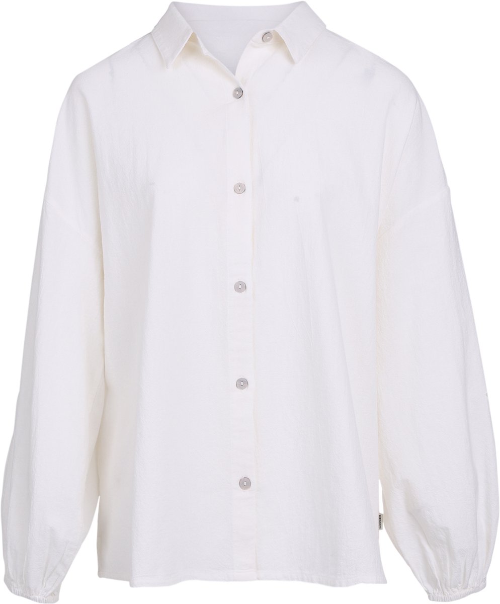 Brunotti Maysa Top Snow Dames 100% Katoen Relaxed Fit Lichtgewicht XXL Wit