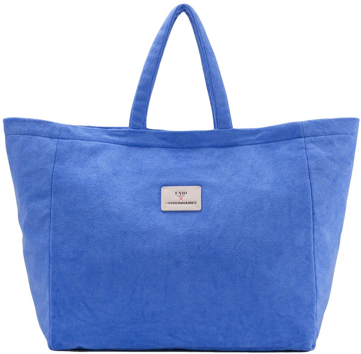 Unio Hamburg x Les Visionnaires shopper Frottee Unio Beach Bag Fresh Blue blauw