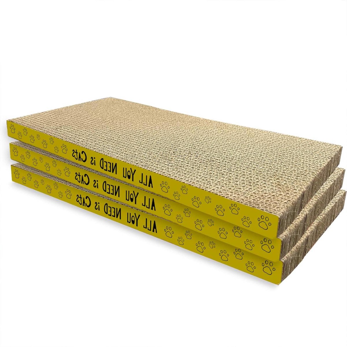 Katten Krabplank - Krabmat Kat - Meubels Beschermen - Dubbelzijdig Gebruik - 17x8.3x1 inch - Bruin