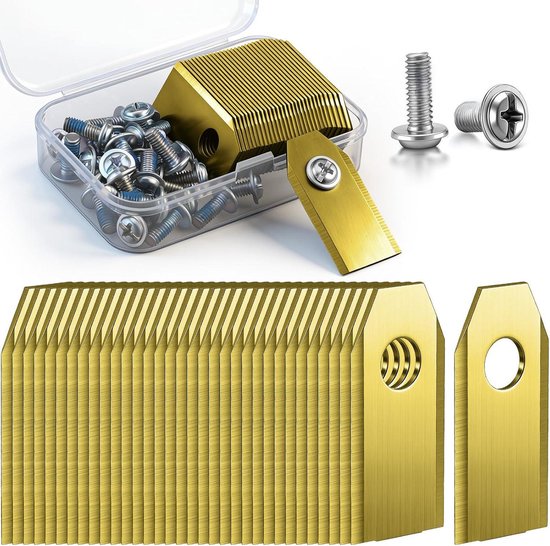 Maaimesjes robotmaaier Ecovacs Goat G1 O & A-serie 30 stuks RVS scherp vervangmes 36×18 mm