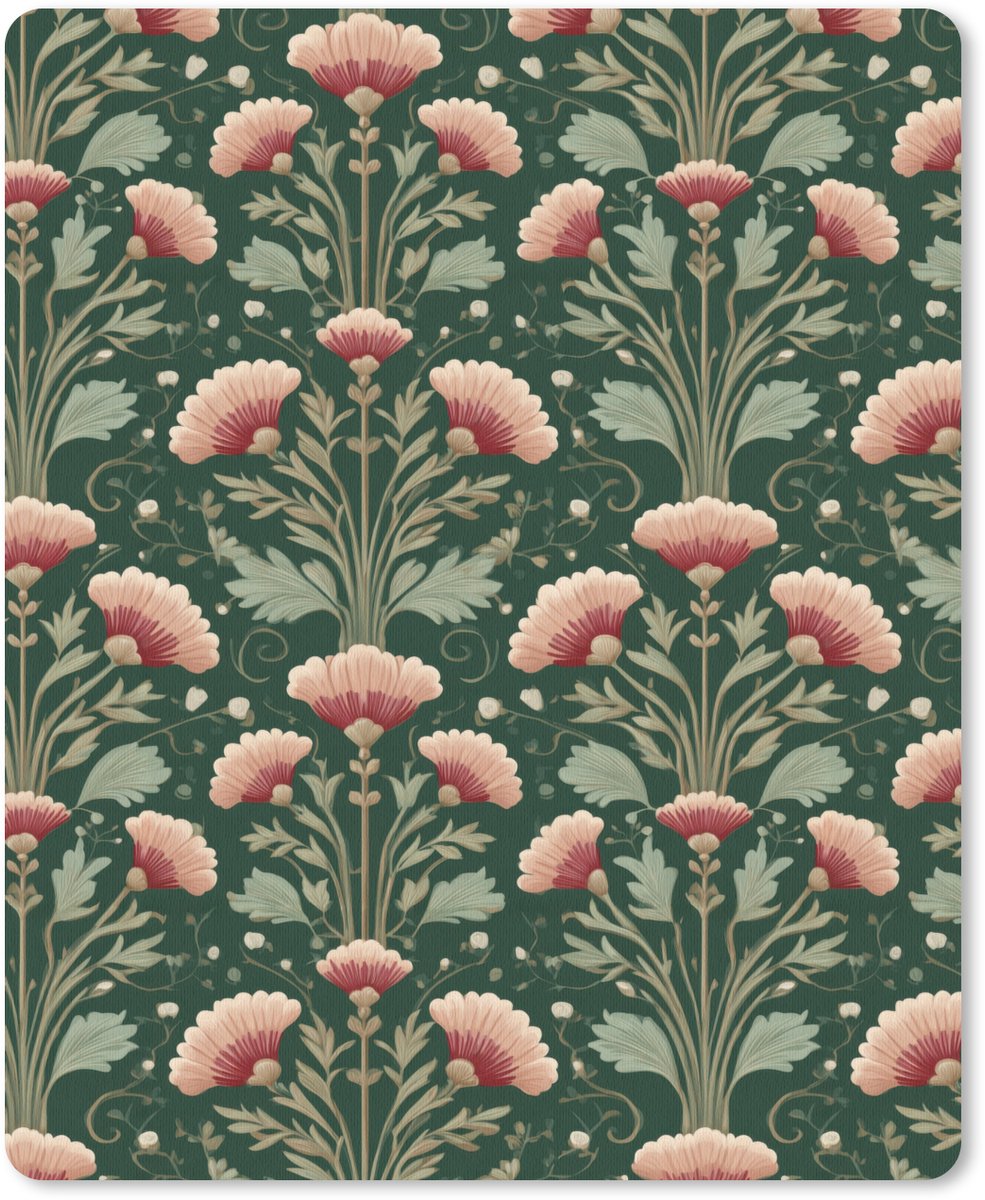 Muismat 12x16 cm - Mousepad Patroon - Botanisch - Kleurrijk - Muismatten