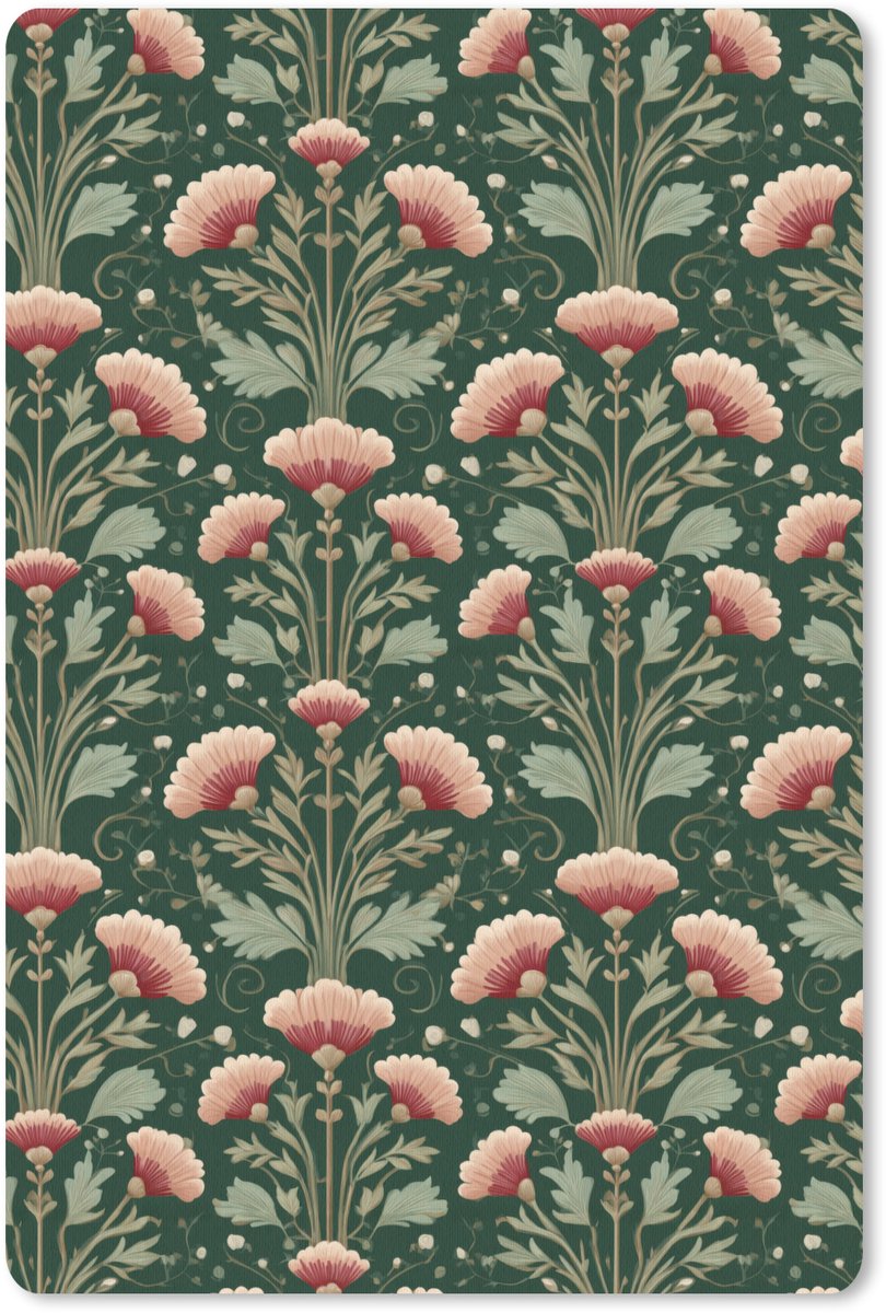 Muismat 13x20 cm - Mousepad Patroon - Botanisch - Kleurrijk - Muismatten