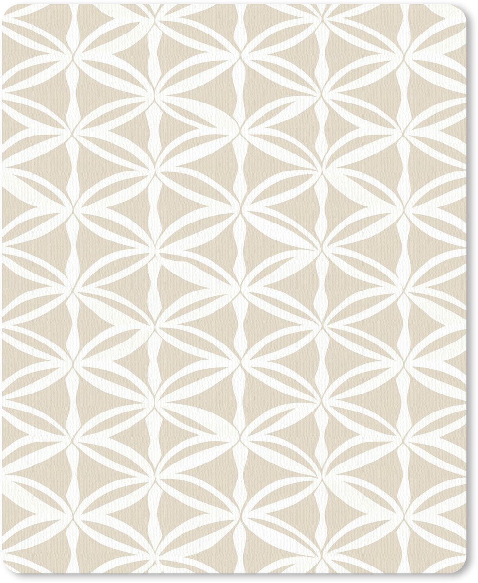 Muismat 12x16 cm - Mousepad Motief - Modern - Beige - Muismatten