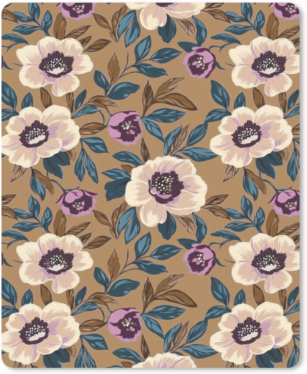 Muismat 12x16 cm - Mousepad Floraal - Stilleven - Kleurrijk - Muismatten
